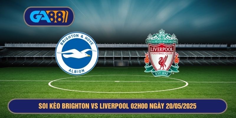 GA88 Soi kèo Premier League Brighton vs Liverpool 02h00 ngày 20/05/2025